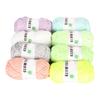 8 Rolls Luminous Yarn DIY Hand Knitted Glow In The Dark Luminous Crochet Yarn for DIY Arts Crafts