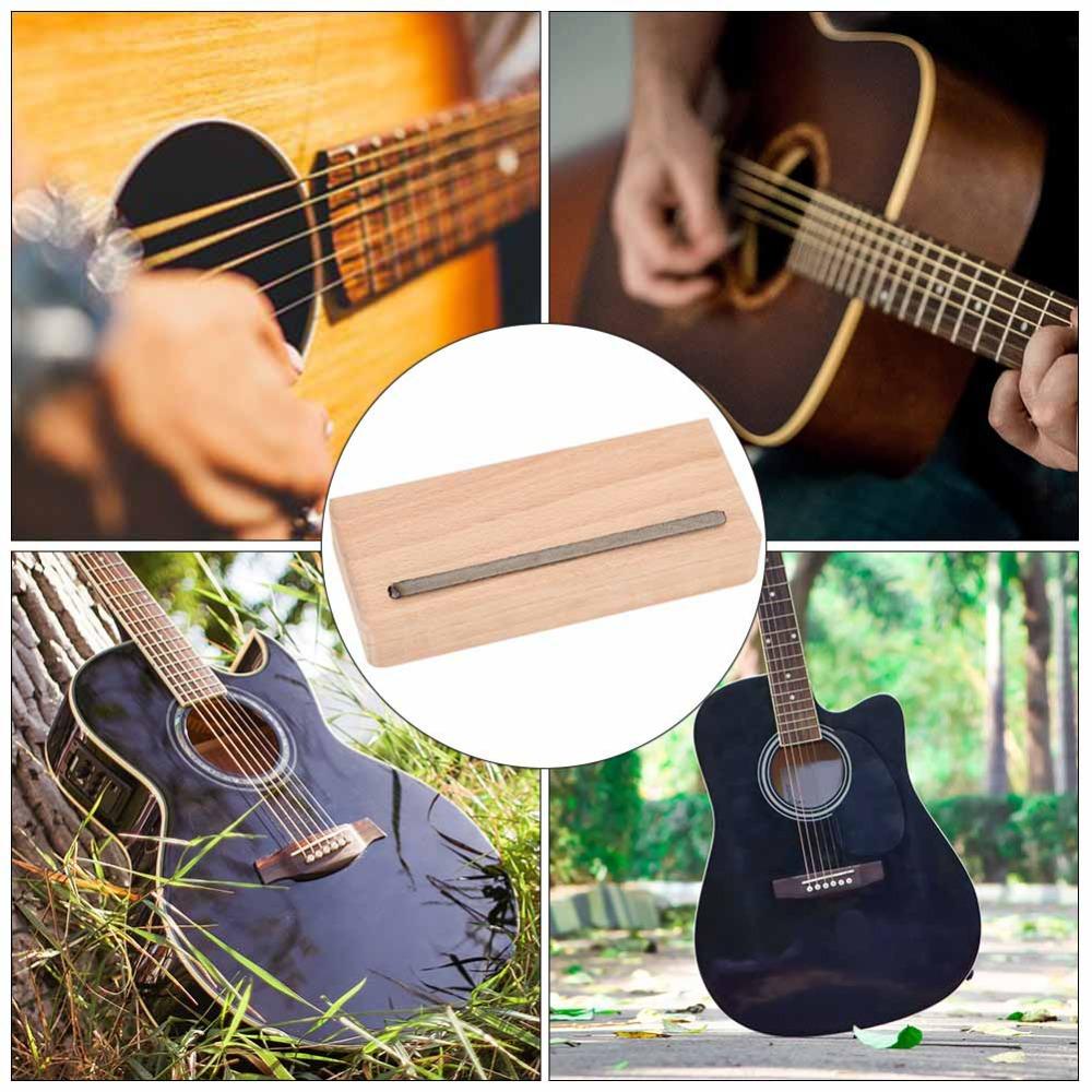 45 Degrees Guitar Fret File Wood Color Luthier Maintenance Tool Guitar Repair Tool For Guitar