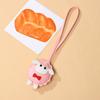 Soft PU Leather Sheep Keychain Cartoon Sheep Bag Charm Trendy Lamb Pendant Keyring  Bag Accessories