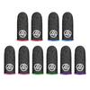 Thin Conductive Fiber Gaming Finger Sleeves Protectors Antislip Touch Displa Gloves For Precise Mobile Game Control 2pcs
