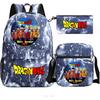 Youth Backpack Student Shoulder Bag Travel School Bag 3-Piece Set