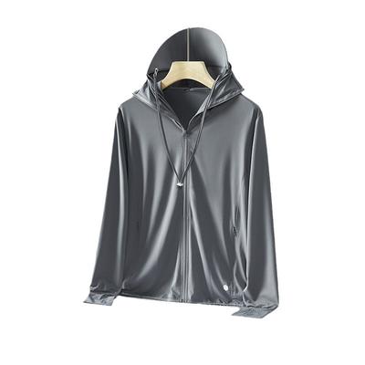 Летняя одежда для защиты от солнца для женщин, куртка с капюшоном для защиты от солнца, тонкая шелковая одежда для защиты от солнца для мужчин с защитой от ультрафиолета UPF50+