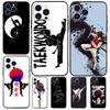 Kungfu Taekwondo Case For iPhone 11 12 13 14 15 16 Pro Max 15 16 Plus 13 12 Mini X XS XR Cover