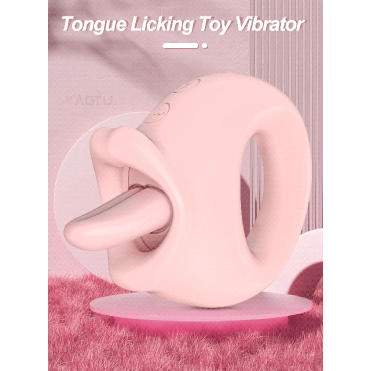 Tongue Licking Vibrator for Women Clitoris Sucker Swing Oral Nipple Stimulator Female Sex Toys Adults Goods for Couple