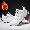 39-48 осень-зима мягкие теплые кроссовки на платформе мужские повседневные черные белые уличные легкие дышащие спортивные теннисные кроссовки для бега