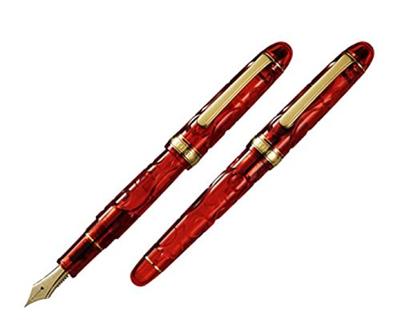 Платиновая ручка Fuji Shunkei Century Nishikishu с тонким кончиком (ПЛАТИНОВЫЙ) #3776 PNB-36000SK #13 Фонтан Геро