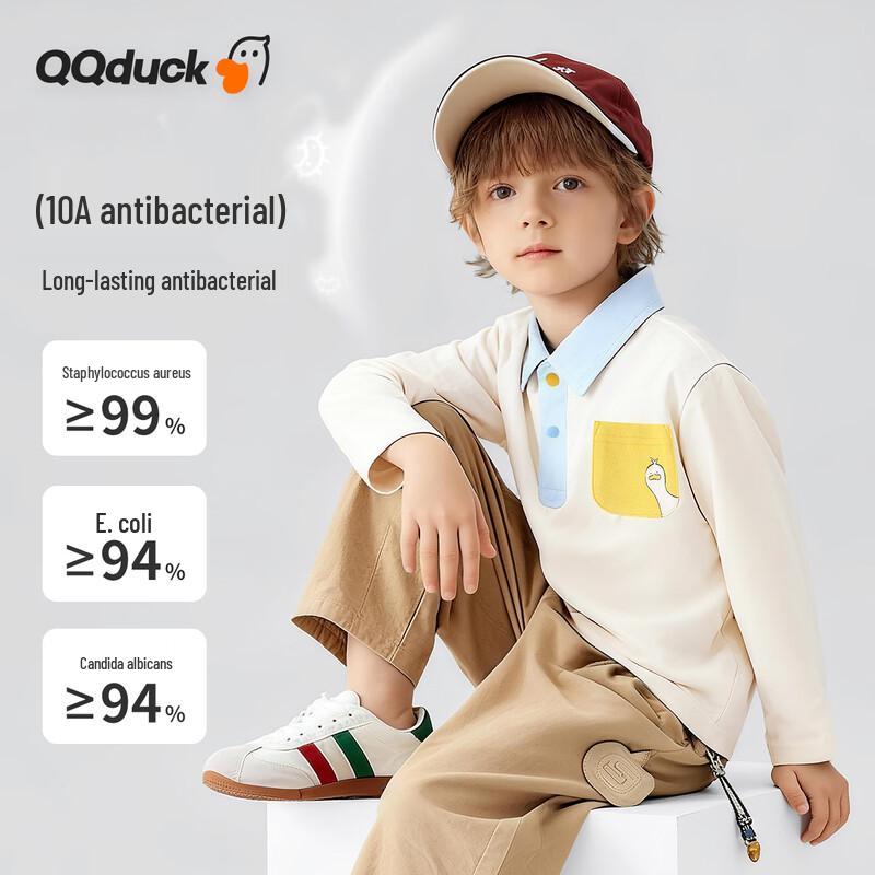 Длиннорубашка-поло для мальчиков QQ DUCK