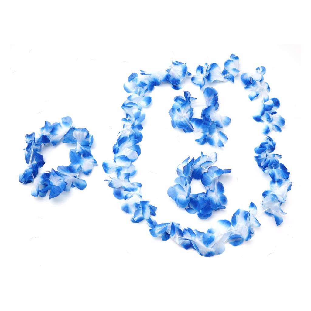 Детская гавайская юбка из травы, леи, цветочный браслет, гирлянда, маскарадный костюм, новый