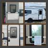 RV Screen Door Handle Grab Bar, Adjustable 21-5/8" to 28-5/8", for Motorhome for Travel Trailer Campers