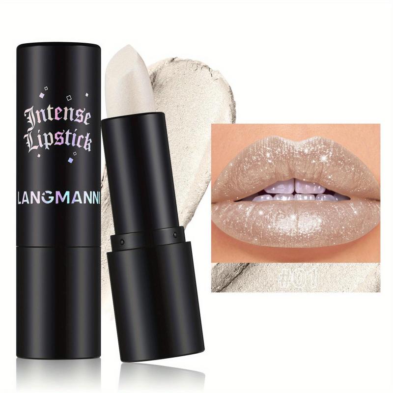 Fine Shimmering Pearlescent Lipstick Velvet Highly Pigmented Dazzling Lipstick Non-stick Cups Easy To Color Lip&Cheek Dual-use