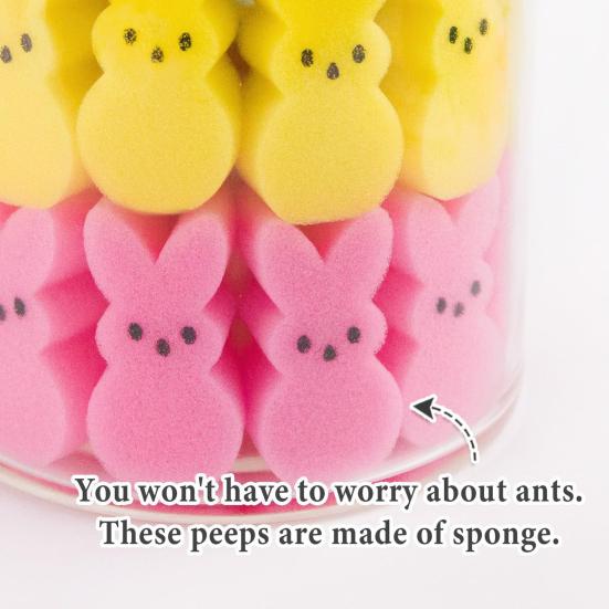Наполнитель для вазы в виде кроликов из губки, пасхальные кролики, наполнитель для вазы, мини-кролик, украшение для пасхальной корзины, наполнитель для домашнего стола, центральный элемент для весенней вечеринки, декор