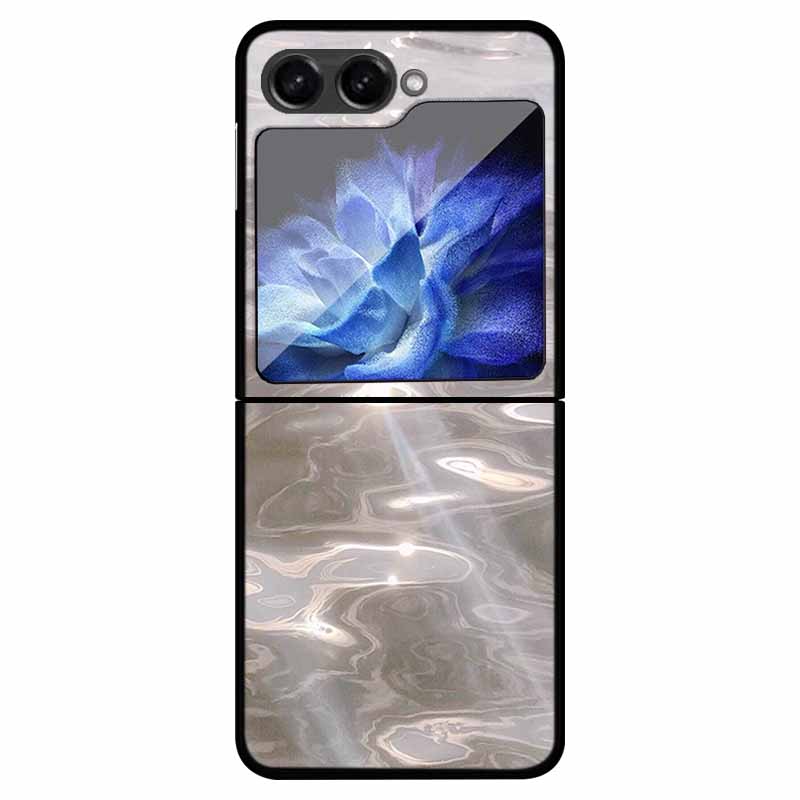 For Samsung Z Flip 6 Case Fold Cover Hard PC Case For Samsung Galaxy Z Flip6 Foldable Black Fold Fashion Coque Plastic Shield