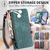Luxury Wallet Card Slots Flip Zipper Leather Case for iPhone 15 14 Plus 13 12 11 Pro XS MAX for Samsung S23 S22 S21 S20 Ultra Plus A14 A54 A13 A53 A05