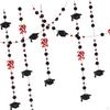 Элегантный гирлянда-набор с шапочками выпускника для украшения вечеринки