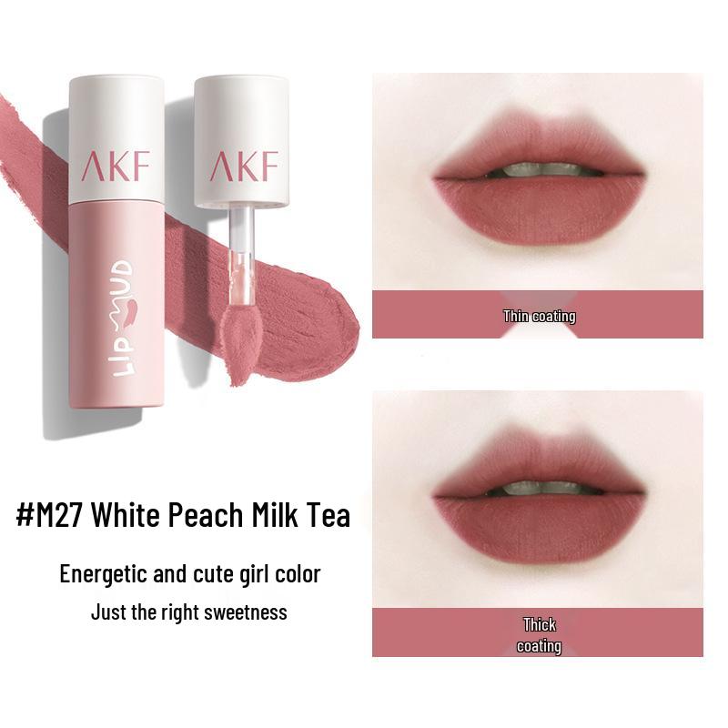 AKF Matte Lip Mud: Affordable Lipstick & Lip Gloss for Students - Niche Brand