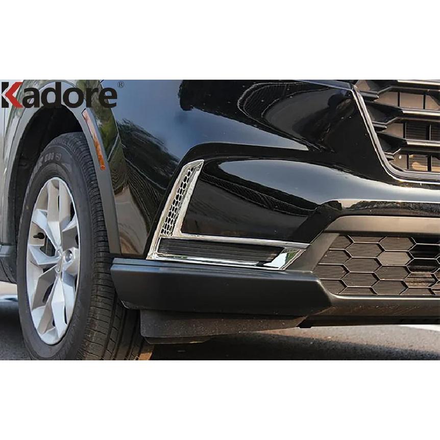 Накладка на противотуманную фару для Honda CRV CR-V 2024, карбоновая, накладки на воздухозаборник фар, автомобильные аксессуары