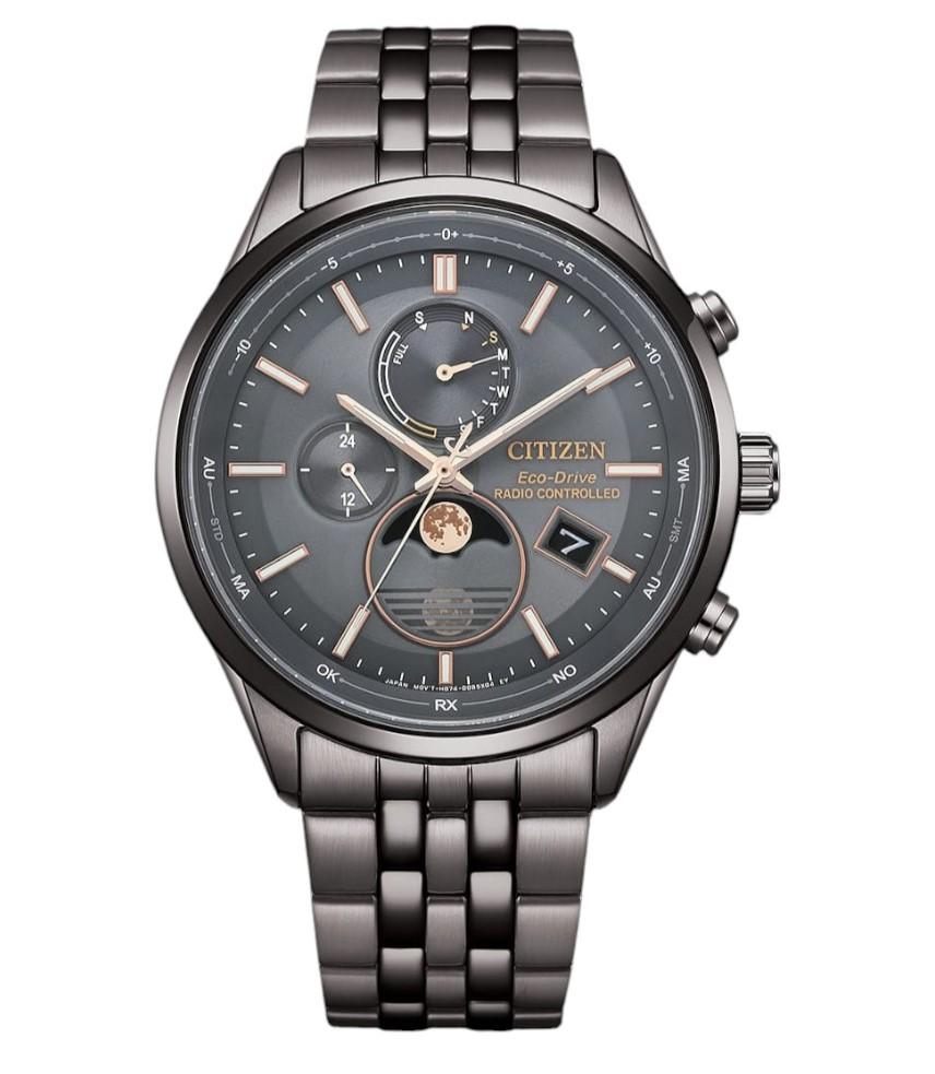 Citizen Мужские часы Eco-Drive с радиоуправлением фазами Луны и вечным календарем BY1037-51H