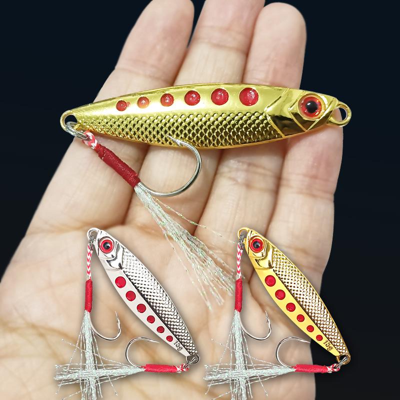Набор бионических приманок с двойным крючком для дальнего заброса для пресноводной и морской рыбалки