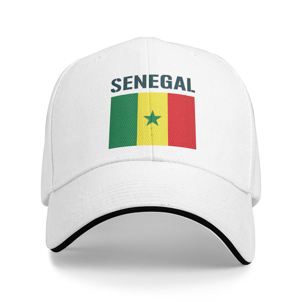 Sun Baseball Cap Senegal Flag Print Trucker Hat Hot Sale Stylish Hiking Fishing Snapback Cap