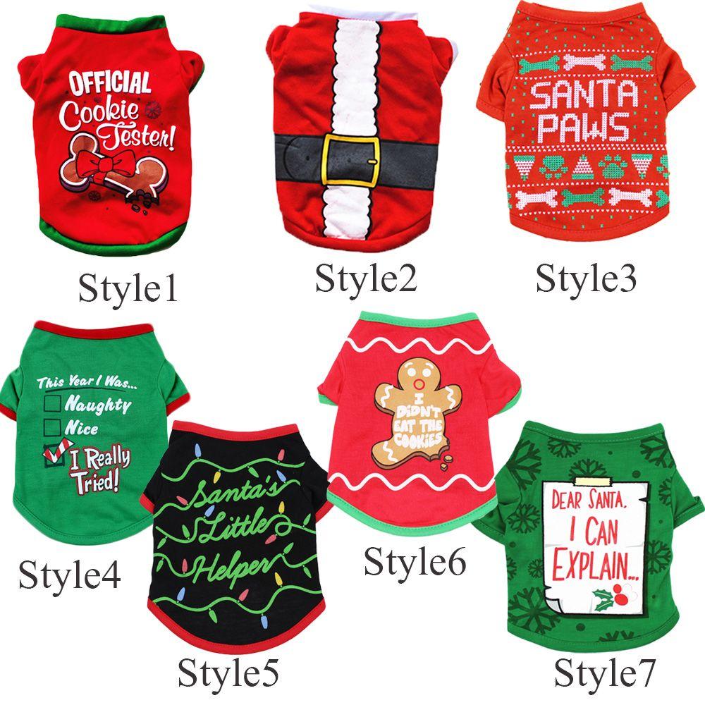 Funny Cosplay Puppy Christmas Vest Pet Party Clothes Dog Sweatshirts Halloween Costume