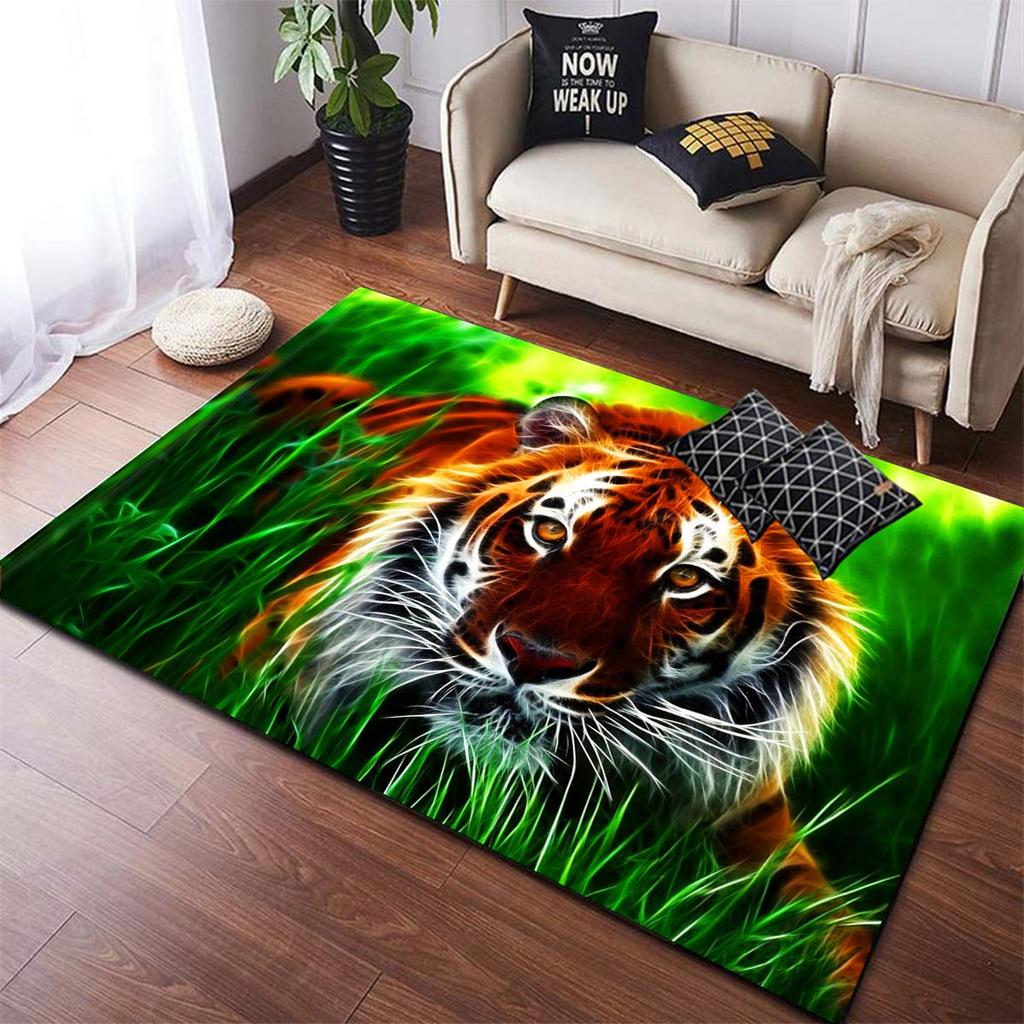 Ковры с принтом тигра, коврики с животными, напольные коврики, коврики и ковер для дома, гостиной, современный прямоугольный ковер