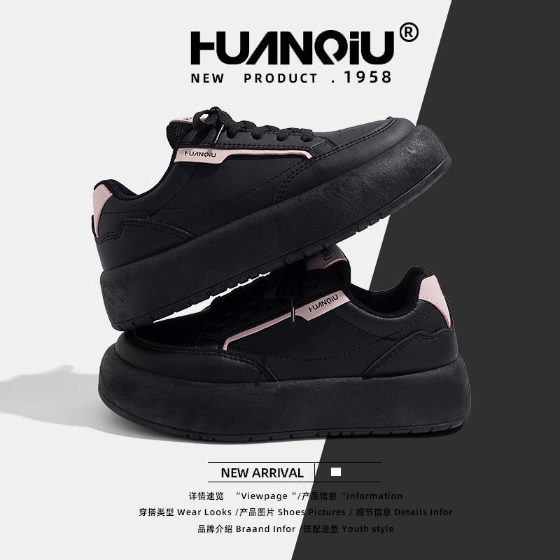 Global Retro Hong Kong Style Bread Shoes Women's 2025 Spring New Versatile Muffin Bottom Round Head Board Shoes ZHQ3386