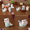 Naughty Diy Ornament Cat Micro Landscape Production Resin Desktop Decoration