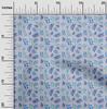 oneOone Cotton Flex Medium Blue Fabric Autumn Diy Clothing Quilting Fabric Print Fabric By Yard 40 Inch