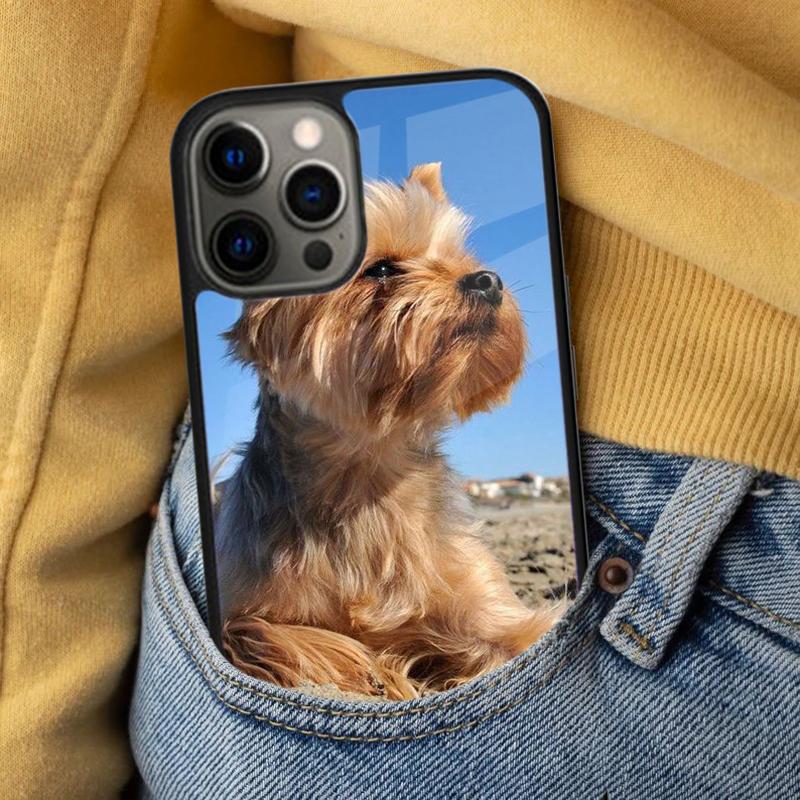 Yorkshire terrier dog Soft Phone Case for iPhone 17 Air 16e Pro max 15 Pro 13 14 Plus 11 12 MagSafe Magnetic Coque