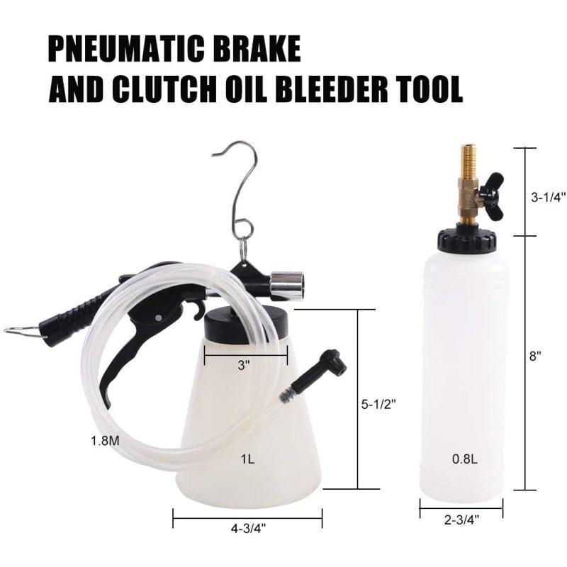 Устройство для замены тормозного масла Воздушно-пневматический вакуумный автоматический тормозной механизм для прокачки сцепления Набор инструментов для замены прокачной жидкости