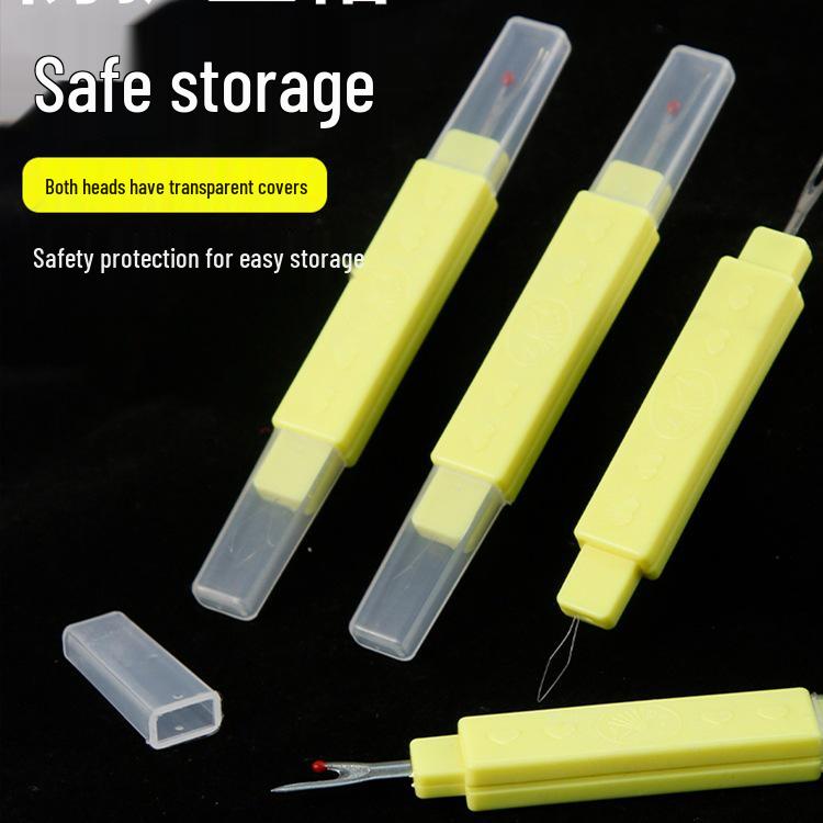 Multifunctional Needle Threader & Seam Ripper for Seniors - Handmade Sewing Tool