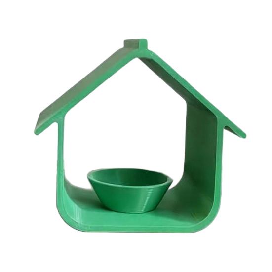 Водонепроницаемая кормушка для птиц в форме домика, подвесная, погодоустойчивая, для патио, террасы, веранды, сада, заднего двора