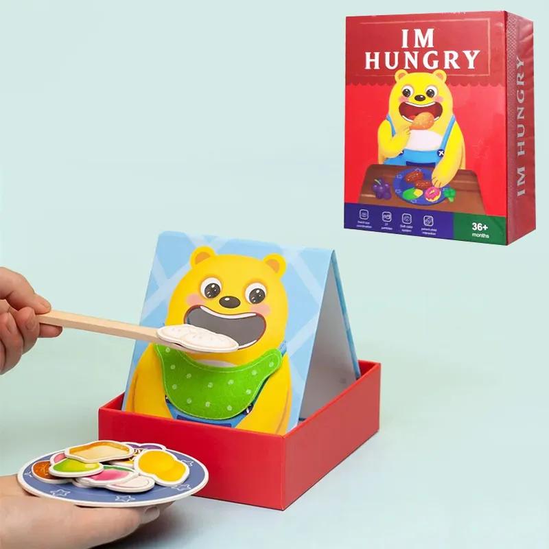 Новый дом для игр Монтессори для взаимодействия родителей и детей, имитация игры в кормление, образование детей раннего возраста, мелкая моторика, развивающие игрушки