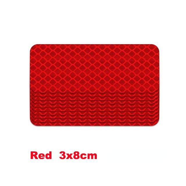 30 листов светоотражающих наклеек на бампер автомобиля светоотражающая предупреждающая полоса лента защитные светоотражающие наклейки наклейки