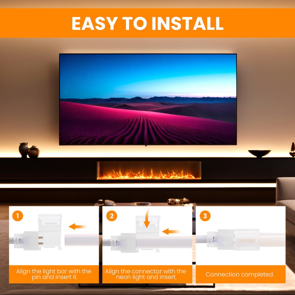 Светодиодная неоновая лента COB 220 В, равномерное свечение 270°, водонепроницаемая, 288 светодиодов/м, гибкая лента с выключателем, вилка ЕС для освещения дома и сада