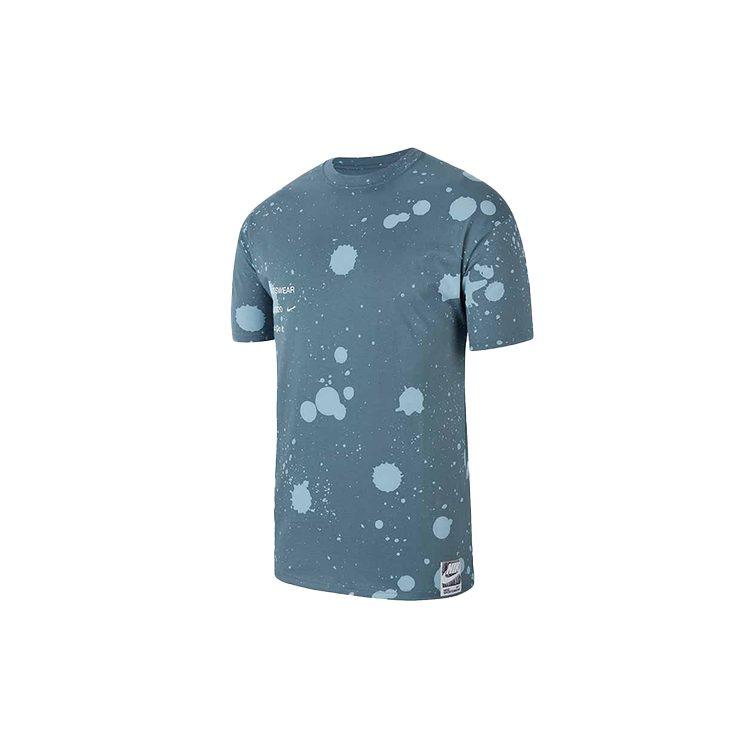 Nike Мужские футболки Синий Озон С круглым вырезом Умеренный прямой крой CW0381-031