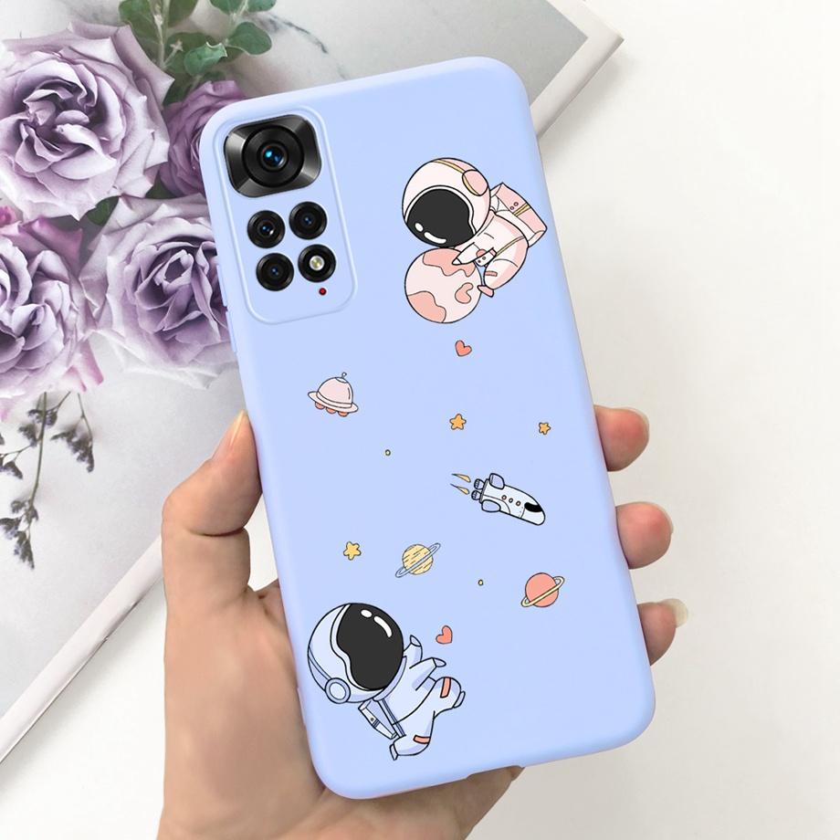 Для Xiaomi Redmi Note 11 4G Чехол Мягкий Жидкий Силикон Милый Кот Прекрасный Бампер Fundas Для Xiaomi Redmi Note 11 Pro Note11s 4G 5G