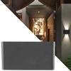 12W LED Wall Lamp Outdoor Waterproof Lamp Square Garden Lamp Aisle Balcony Lamp