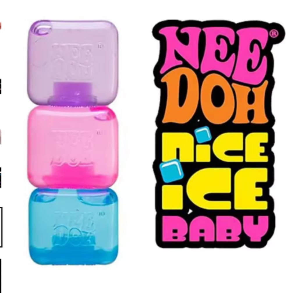 Schylling Needoh Nice Cube Sensory Fidget Cube Stress Relief Squishy Cube Anti-Anxiety Squeeze Object For Focus Population