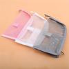 Cosmetic Bag Makeup Bags Toiletry Pouch Solid Color Travel Organizer Portable