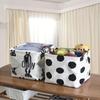 Large Light Luxury Cotton Linen Laundry Hamper and Wardrobe Storage Box