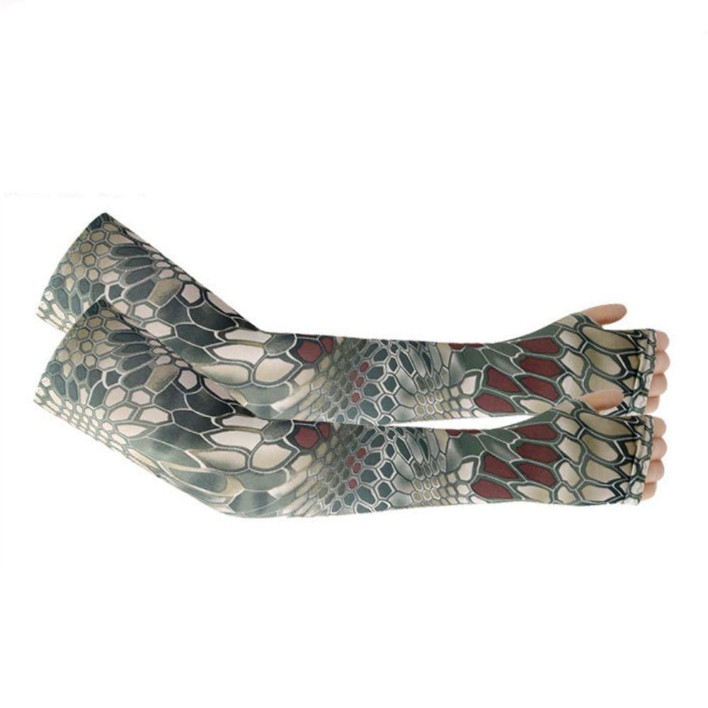 Cycling UV Protective Long Sleeves Ice Silk sleeve Camouflage Arm Sleeves Sun Protection Sleeves Cooling Sleeves