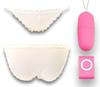 CATSelect Remote Rotor Pocket Shorts Quiet Jumping Set Micro Bikini Extreme Sexy Lingerie Bikini Underwear R40 White L