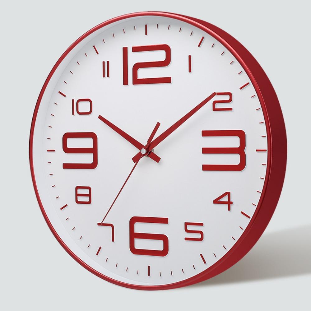 Бесшумные настенные часы в скандинавском стиле, уникальные настенные часы, персонализированные цифровые часы, бытовые