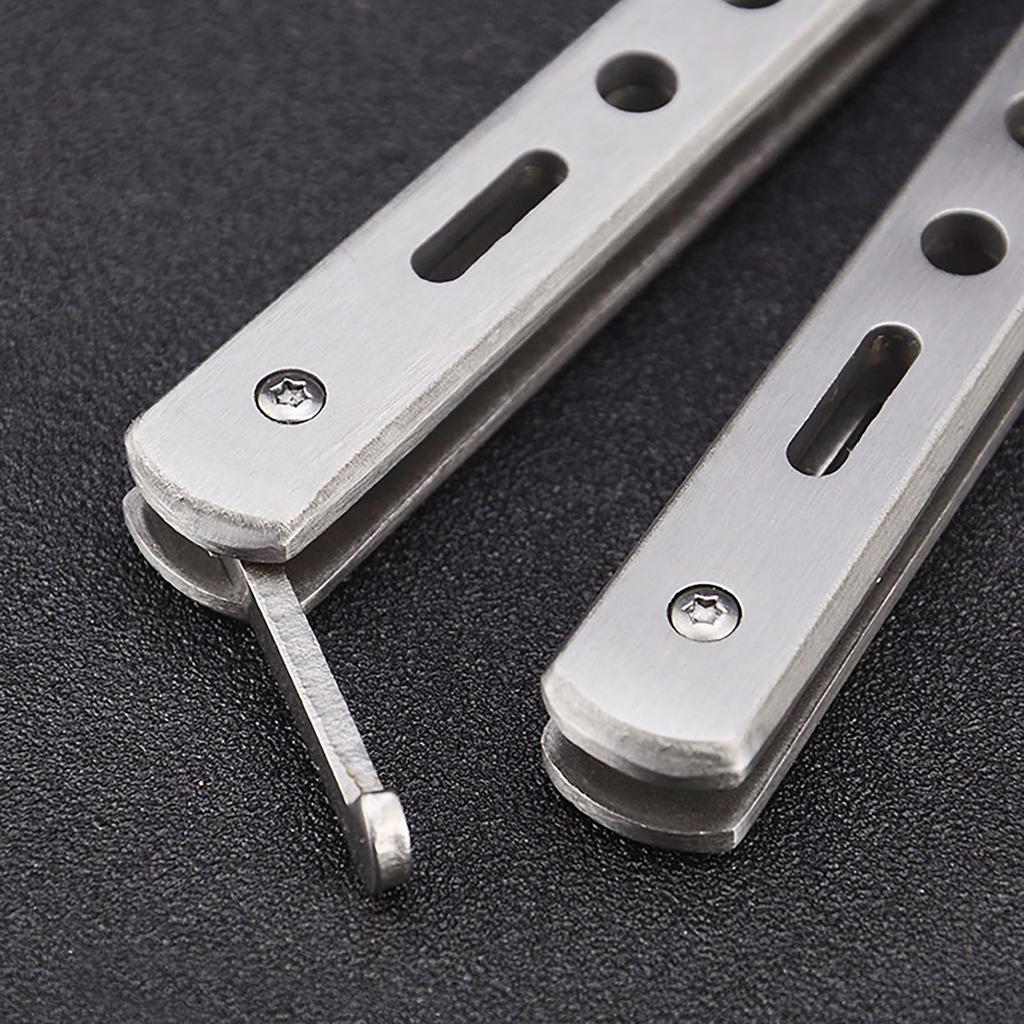 Расчески-бабочки из нержавеющей стали, складные расчески для тренировок, инструменты для укладки волос для спорта, использования на открытом воздухе