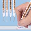 5pcs Long Nib Marker Pens Waterproof, Fast Drying Deep Reach Marker Perfect for Deep Holes in Metal and Wood Crafts