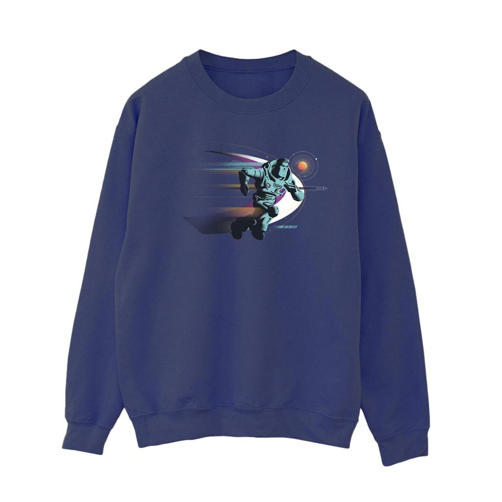 Disney Womens/Ladies Lightyear Running Buzz Sweatshirt