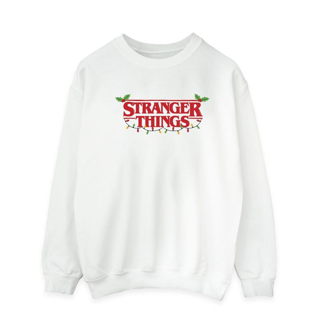 Netflix Mens Stranger Things Christmas Lights Sweatshirt