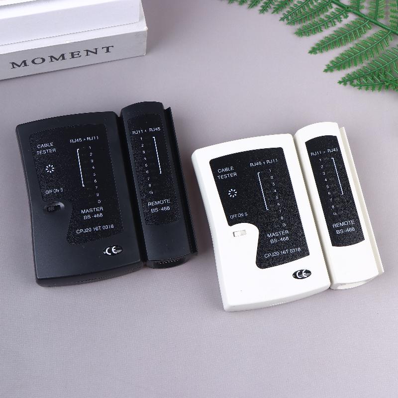 468 Инструмент для тестирования сети Тестер сетевого кабеля Ethernet, Инструмент для проверки подключения экранированного кабеля UTP/STP и телефонной линии