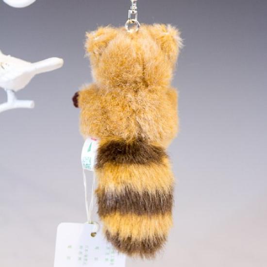 Takenoko Mini Kids Keychain, Brown Red Panda Plush Toy, 48537